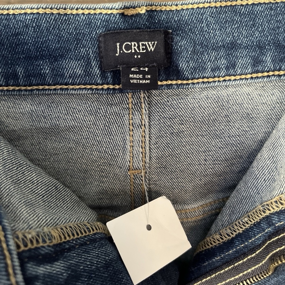 J Crew Denim Miniskirt Plus Size 24 NWT Stretch‎ Style #BZ89 - Picture 5 of 8